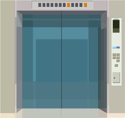合肥电梯常见误区五：电梯厅门一推就开